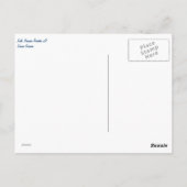 Folk Dancer Hen x2 Postkarte (Rückseite)