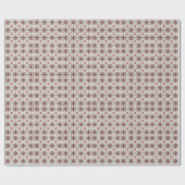 Folk Diamond Cross Stitch Seamless Pattern Geschenkpapier (Flach)
