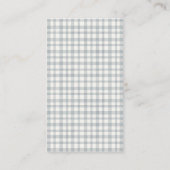 Folk Farm Floral Birdie Diaper Raffle Baby Dusche Begleitkarte (Rückseite)