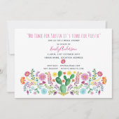 Folk Fiesta Brautparty Einladung Wasserfarbe Kakte (Vorderseite)