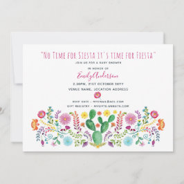 Folk Fiesta Kinderdusche Einladung Wasserfarbe Kak