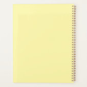 Folk Floral Planner Planer (Rückseite)