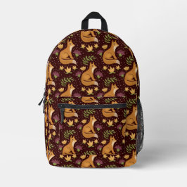 Folk Foxes Bedruckter Rucksack