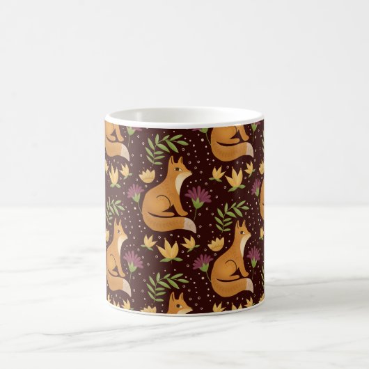Folk Foxes Mug Kaffeetasse (Mittel)