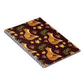 Folk Foxes Spiral Notebook Notizblock (Rechte Seite)
