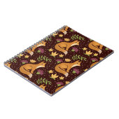 Folk Foxes Spiral Notebook Notizblock (Linke Seite)