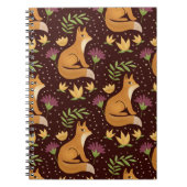 Folk Foxes Spiral Notebook Notizblock (Vorderseite)