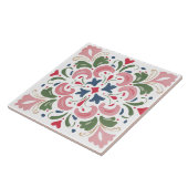 Folk Garden Watercolor Fliese (Seite)