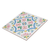 Folk Garden Watercolor Fliese (Seite)