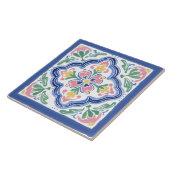 Folk Garden Watercolor Fliese (Seite)