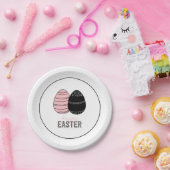 Folk Happy Oaster Eggs Papierplatte Pappteller (Party)