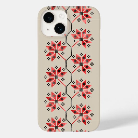 Folk-Inspiriert Schutzhülle Case-Mate iPhone Hülle (Rückseite)