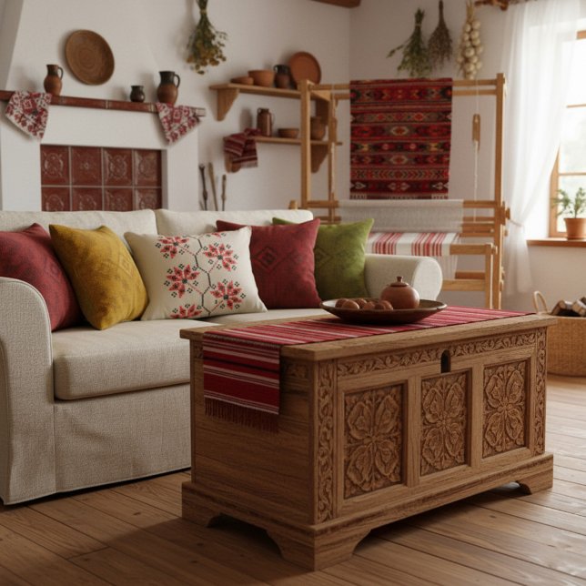 Folk-Inspiriert Wohngestaltung Dekokissen (Von Creator hochgeladen)