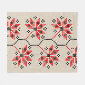 Folk-Inspiriert Wohngestaltung Fleecedecke (Vorderseite (Horizontal))