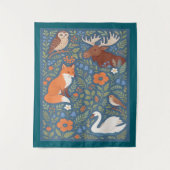 folk lore art wandteppich (Vorderseite)