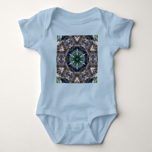 Folk Mandala Baby Bodysuit Baby Strampler (Vorderseite)