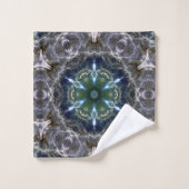 Folk Mandala Badhandtuch Set (Waschlappen)