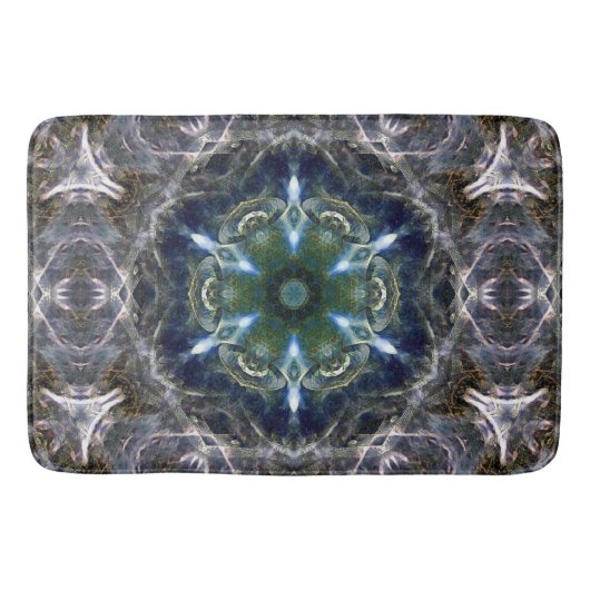 Folk Mandala Bath Mat Badematte (Vorderseite)