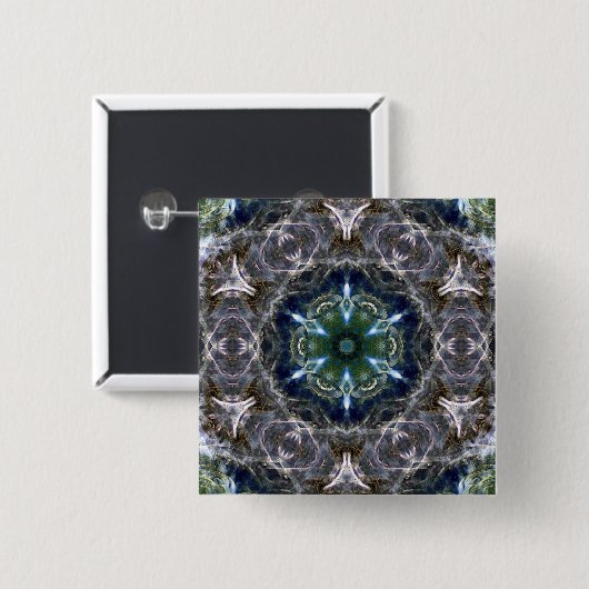 Folk Mandala Button (Vorne & Hinten)