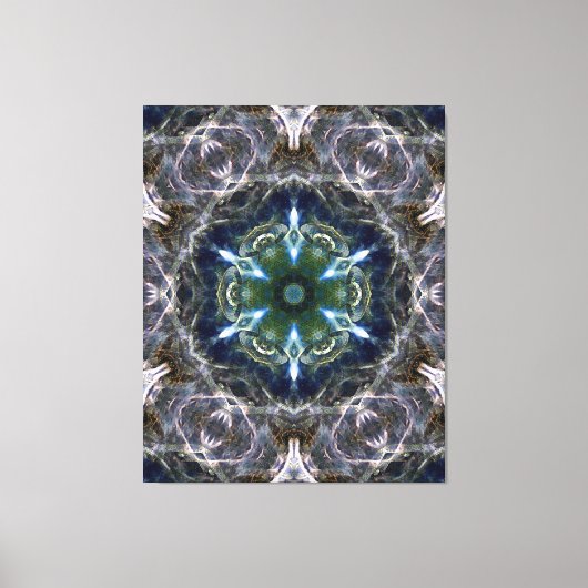 Folk Mandala Canvas Print Leinwanddruck (Vorderseite)