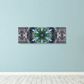 Folk Mandala Canvas Print Leinwanddruck (Insitu (Holzboden))