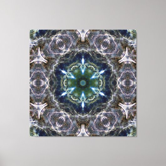 Folk Mandala Canvas Print Leinwanddruck (Vorderseite)