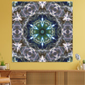 Folk Mandala Canvas Print Leinwanddruck (Insitu (Wohnzimmer))
