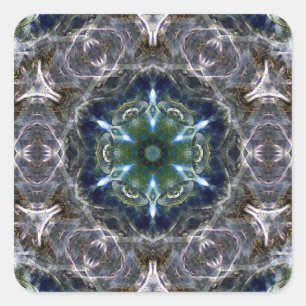 Folk Mandala Classic Round Sticker