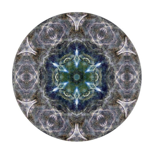 Folk Mandala Cutting Board Schneidebrett (Vorderseite)
