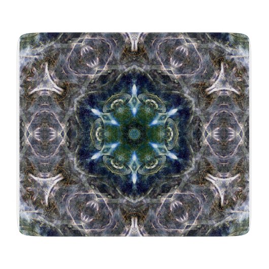 Folk Mandala Cutting Board Schneidebrett (Vorderseite)