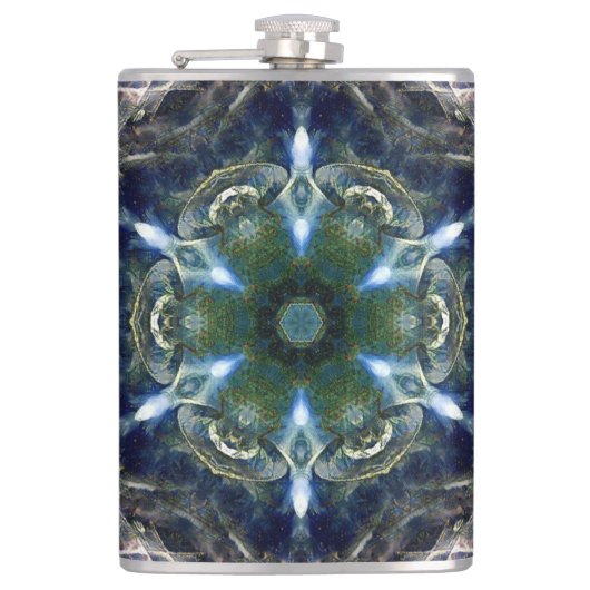 Folk Mandala Flask Flachmann (Vorderseite)