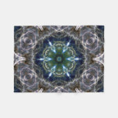 Folk Mandala Fleece Blanket (Vorderseite (Horizontal))