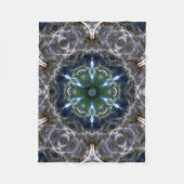 Folk Mandala Fleece Blanket (Vorderseite)