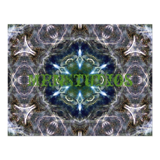 Folk Mandala Foto Print (Vorne)