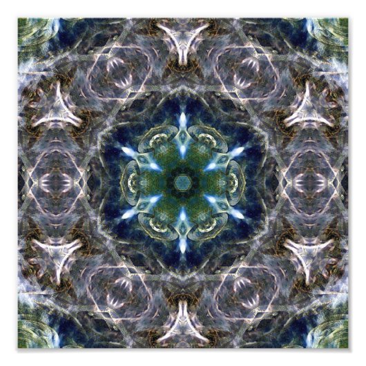Folk Mandala Foto Print (Vorne)