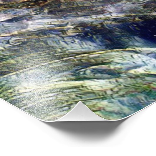 Folk Mandala Foto Print (Ecke)