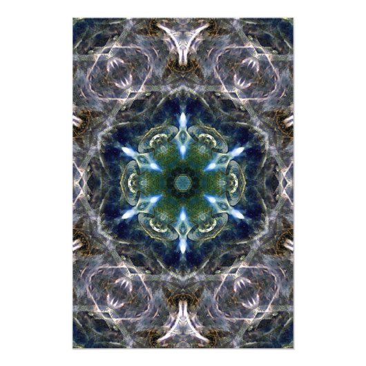 Folk Mandala Foto Print (Vorne)