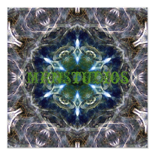 Folk Mandala Foto Print (Vorne)