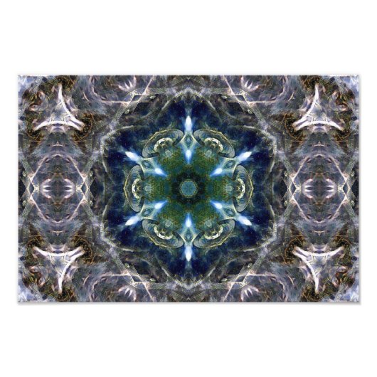 Folk Mandala Foto Print (Vorne)