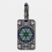 Folk Mandala Gepäckanhänger (Rückseite vertikal)