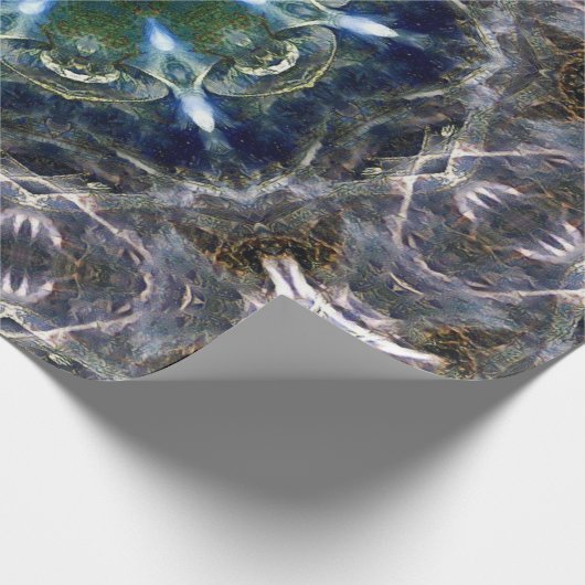 Folk Mandala Geschenkpapier (Ecke)