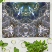 Folk Mandala Geschirrtuch (Gefaltet)