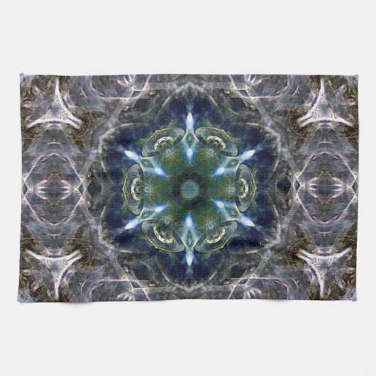 Folk Mandala Geschirrtuch (Horizontal)