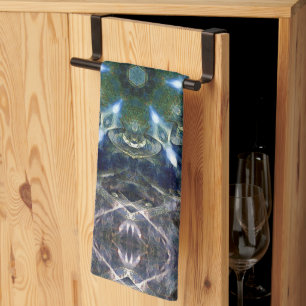 Folk Mandala Geschirrtuch