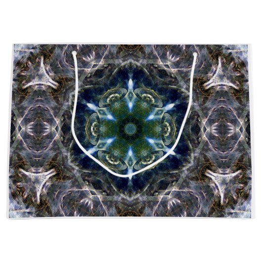 Folk Mandala Große Geschenktüte (Vorderseite)