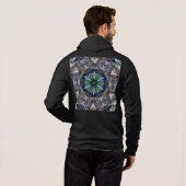 Folk Mandala Hoodie (Schwarz voll)