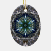 Folk Mandala Keramik Ornament (Hinten)