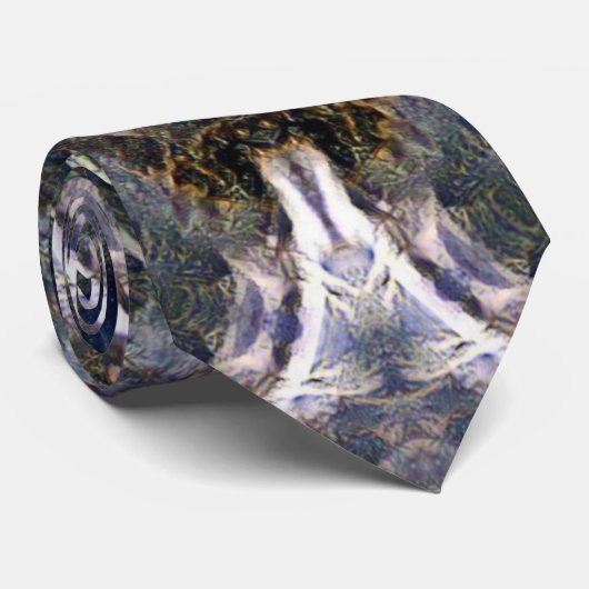 Folk Mandala Krawatte (Gerollt)