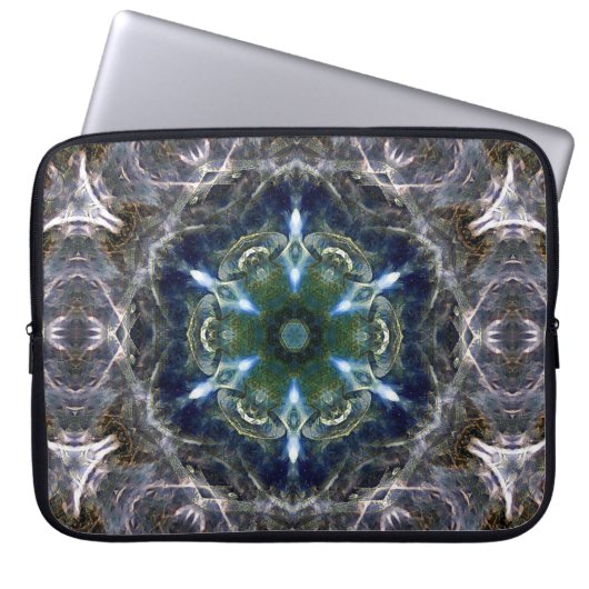 Folk Mandala Laptopschutzhülle (Vorderseite)