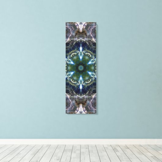 Folk Mandala Leinwanddruck (Insitu (Holzboden))